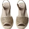 Toni Pons Donna Espadrillas - Metallic Grey