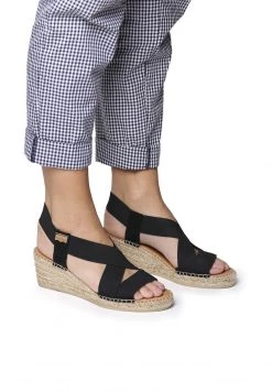 Toni Pons Donna TINA - Sandali Con Zeppa - Black