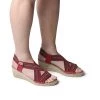 Toni Pons Donna TINA - Sandali Con Zeppa - Burgundy