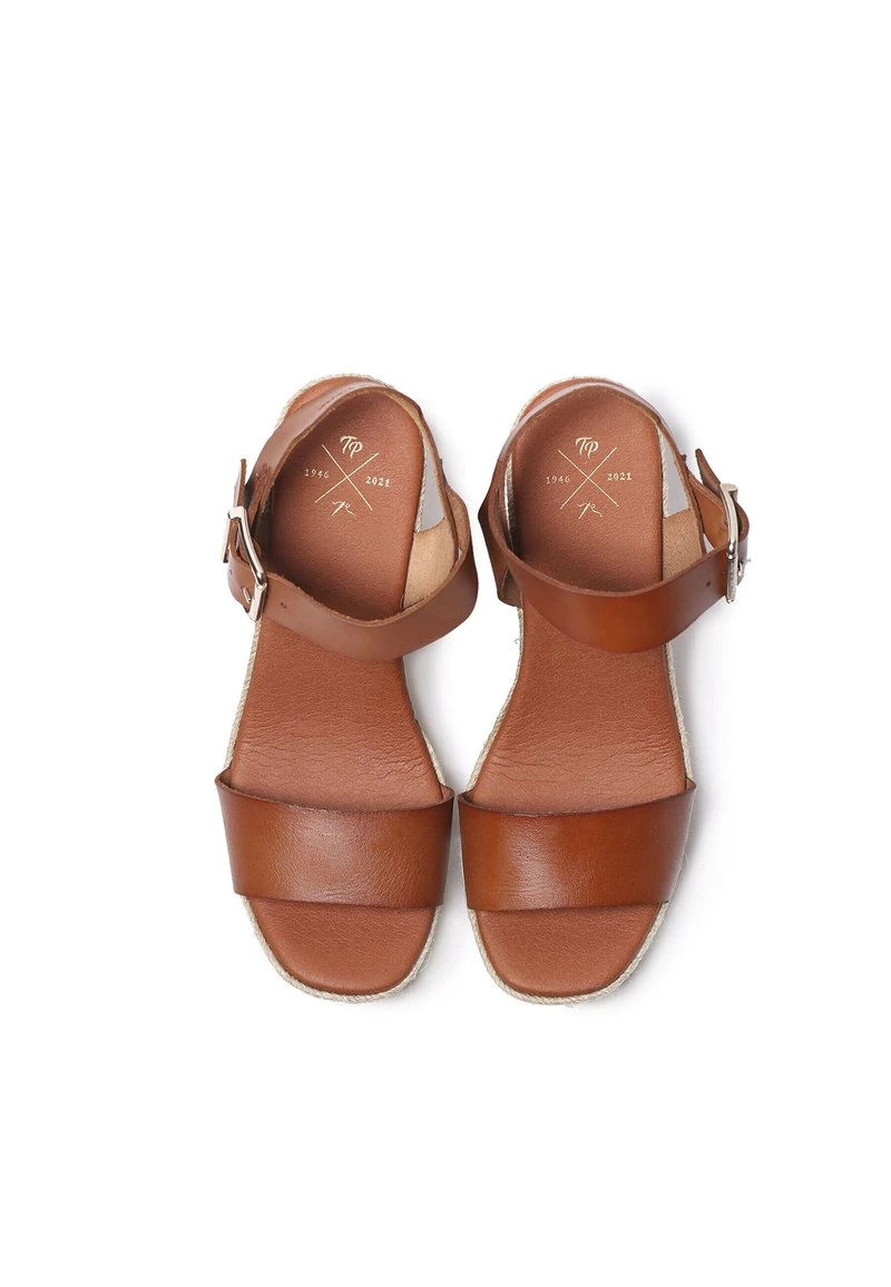 Toni Pons Donna OLOT - Sandali Con Zeppa - Tan 3 Toni Pons Donna OLOT - Sandali Con Zeppa - Tan - immagine 3