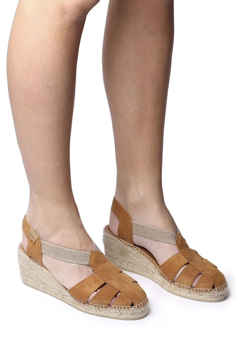 Toni Pons Donna TRAPA - Sandali Con Zeppa - Tan 1 Toni Pons Donna TRAPA - Sandali Con Zeppa - Tan