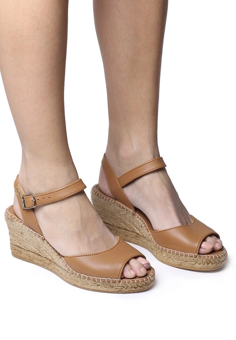 Toni Pons Donna Sandali Con Zeppa - Tan 1 Toni Pons Donna Sandali Con Zeppa - Tan