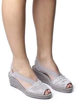 Toni Pons Donna TEIDE - Sandali Con Zeppa - Silver