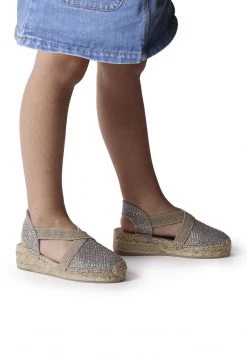 Toni Pons Bambini EDITA - Sandali Con Zeppa - Platinum