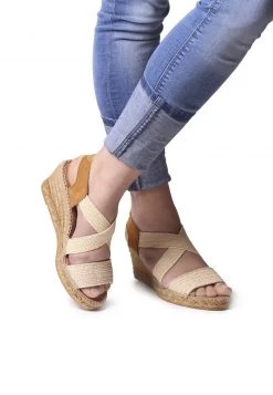 Toni Pons Donna SUSA - Sandali Con Zeppa - Natural