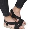 Toni Pons Donna EIRE TR - Sandali Con Plateau - Black