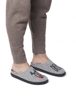 Toni Pons Uomo NABOR-ND - Pantofole - Mottled Light Grey