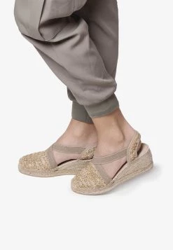 Toni Pons Donna TERRA - Sandali Con Zeppa - Beige